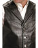 Image #2 - Roper Men's Nappa Notched Collar Leather Vest - Big & Tall, Brown, hi-res
