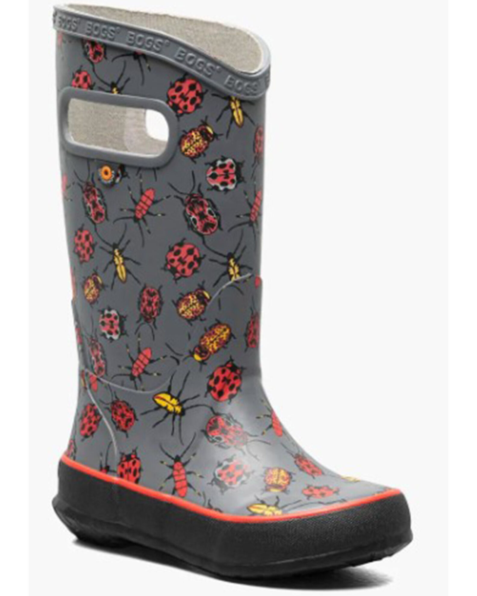 Bogs Boys Lady Bugs Rain Boots Round Toe