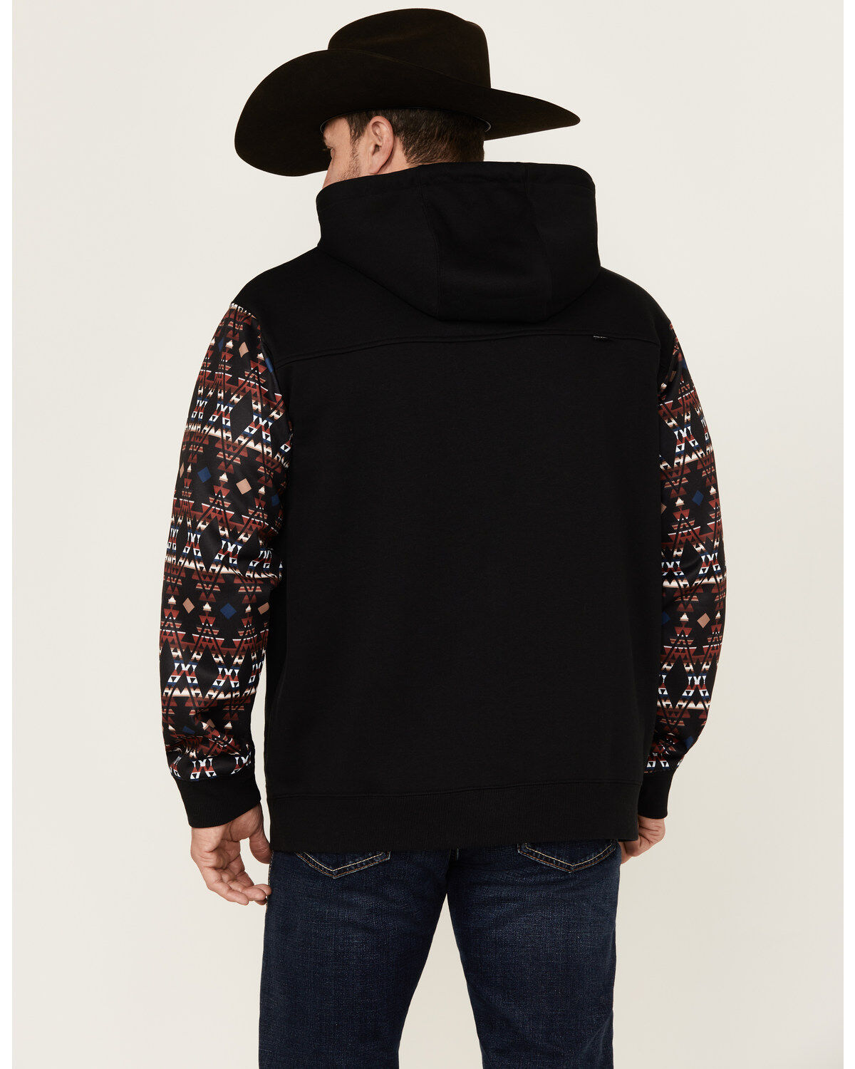 Product Name:  Hooey Men's Legendary Southwestern Sleeve Block Hooded Sweatshirt