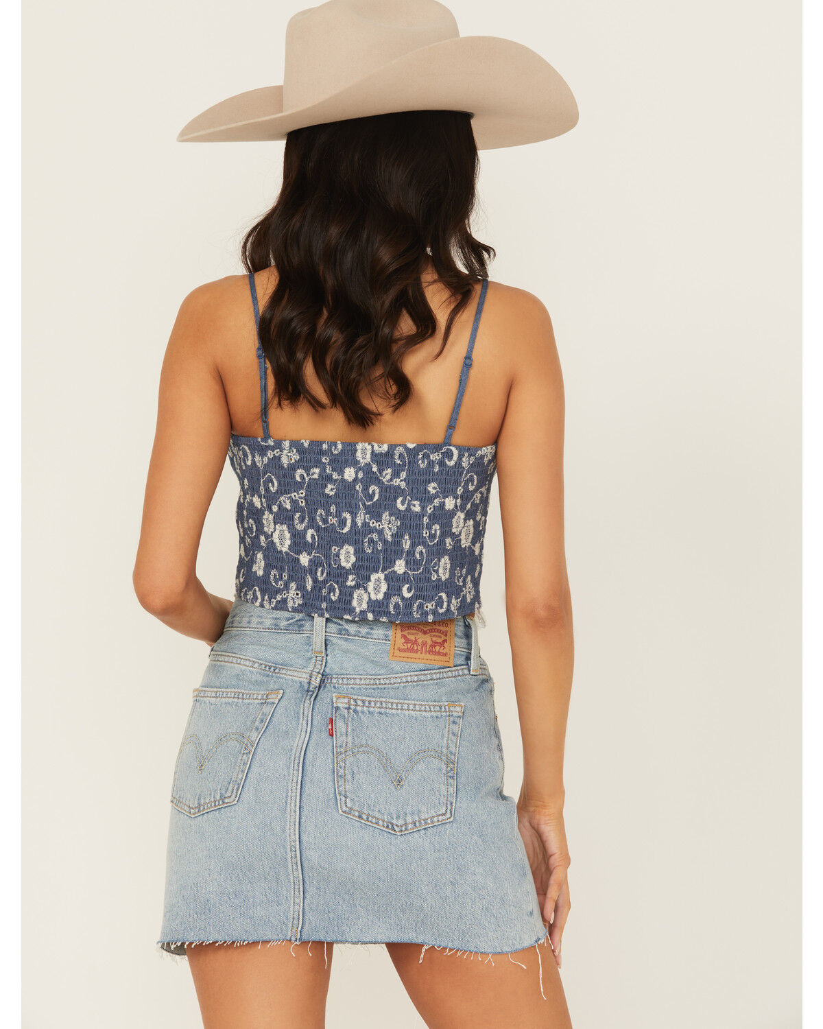 Product Name:  Shyanne Women's Embroidered Denim Corset