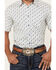 Image #3 - Cody James Men's Tusk Southwestern Geo Print Short Sleeve Button-Down Stretch Western Shirt , Ivory, hi-res