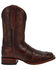 Dan Post Men's Akers Western Boots - Broad Square Toe, Cognac, hi-res