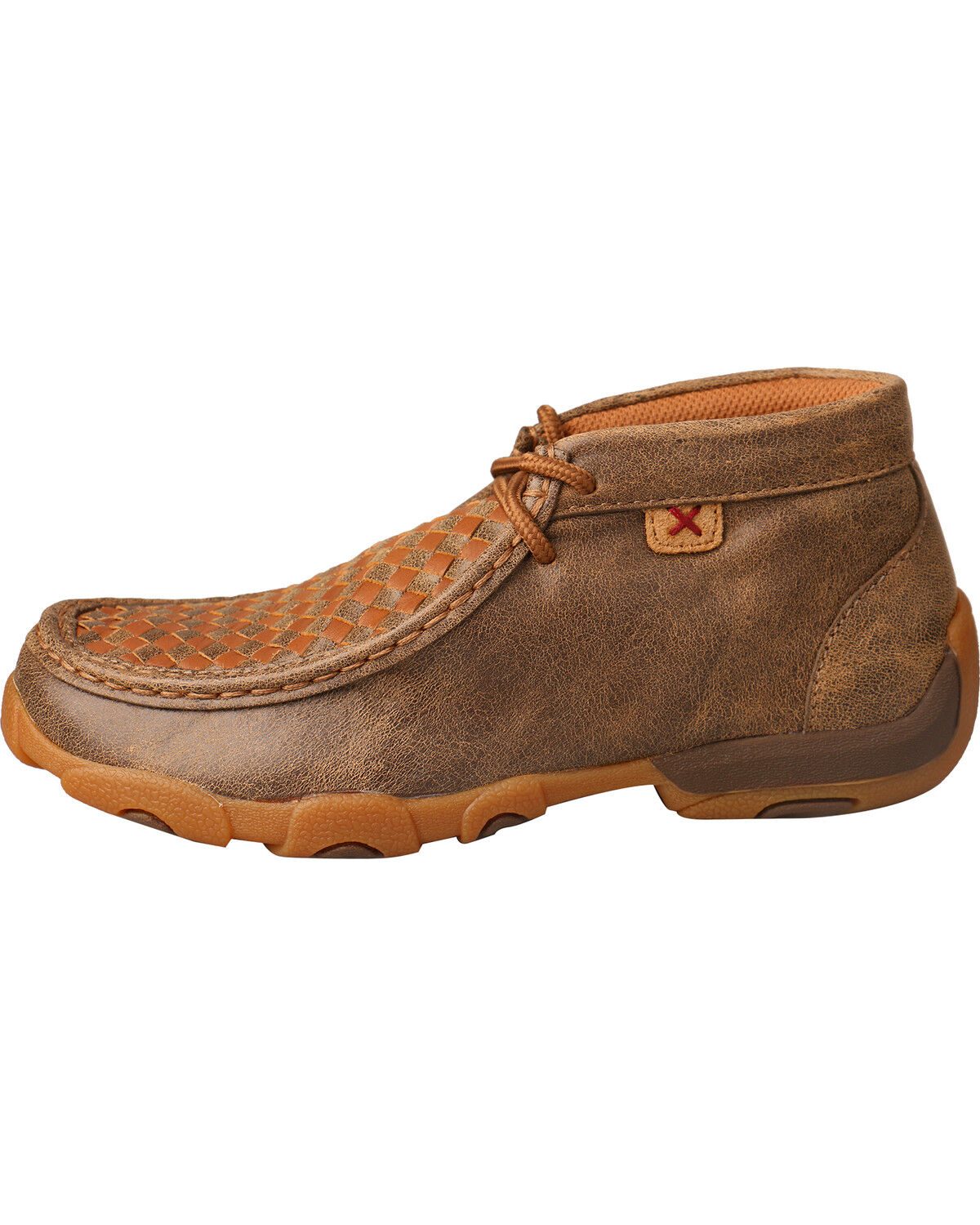 Image #3 - Twisted X Boys' Tall Driving Mocs, Brown, hi-res