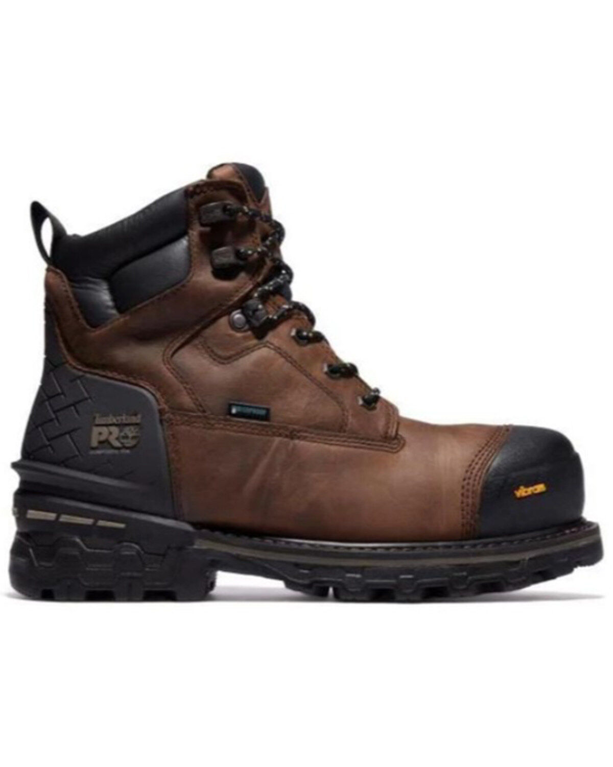 Image #2 - Timberland PRO Men's Boondock Waterproof Work Boots - Composite Toe, Brown, hi-res