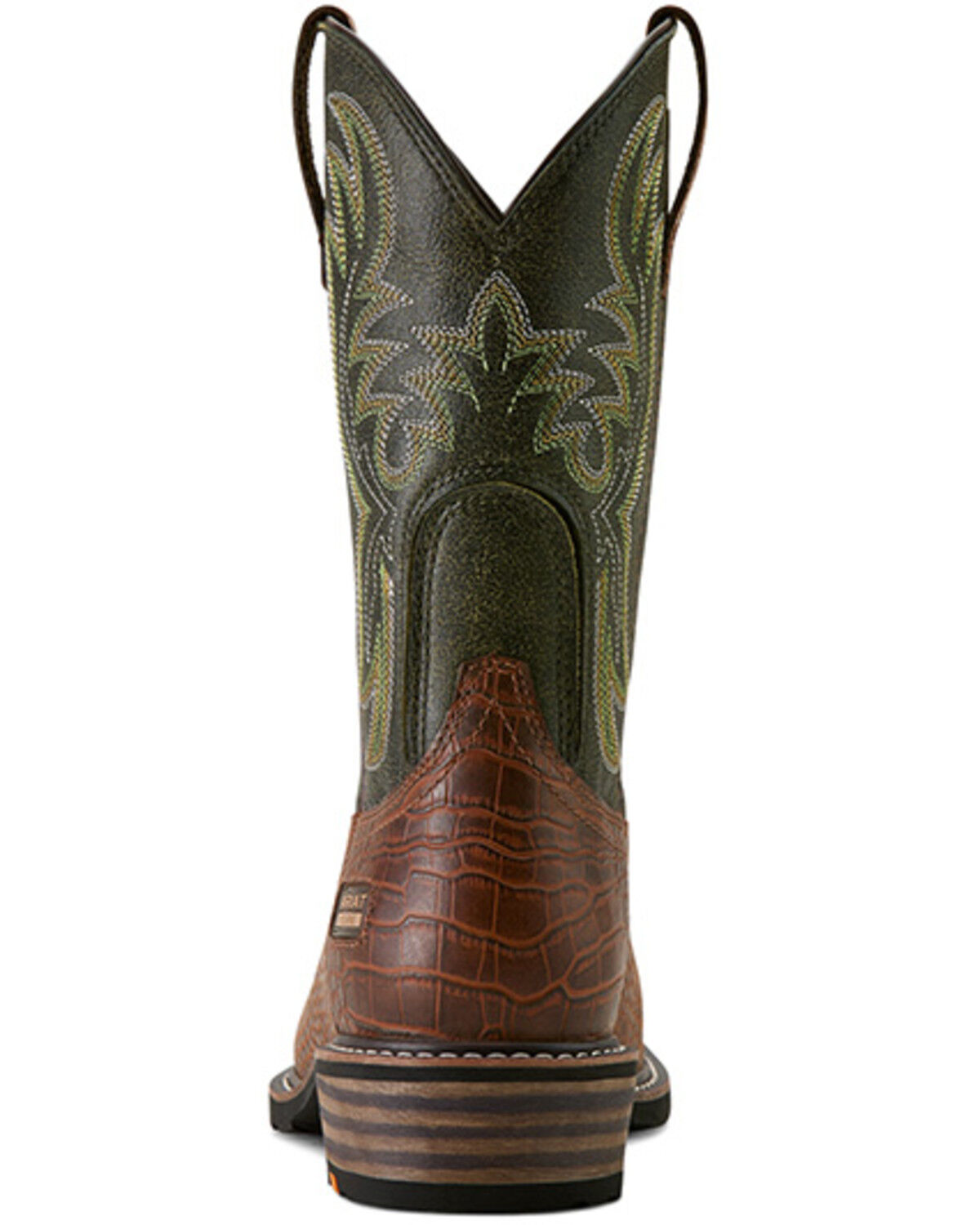 Image #3 - Ariat Men's Ironside Pull-On Work Boots - Steel Toe, Brown, hi-res