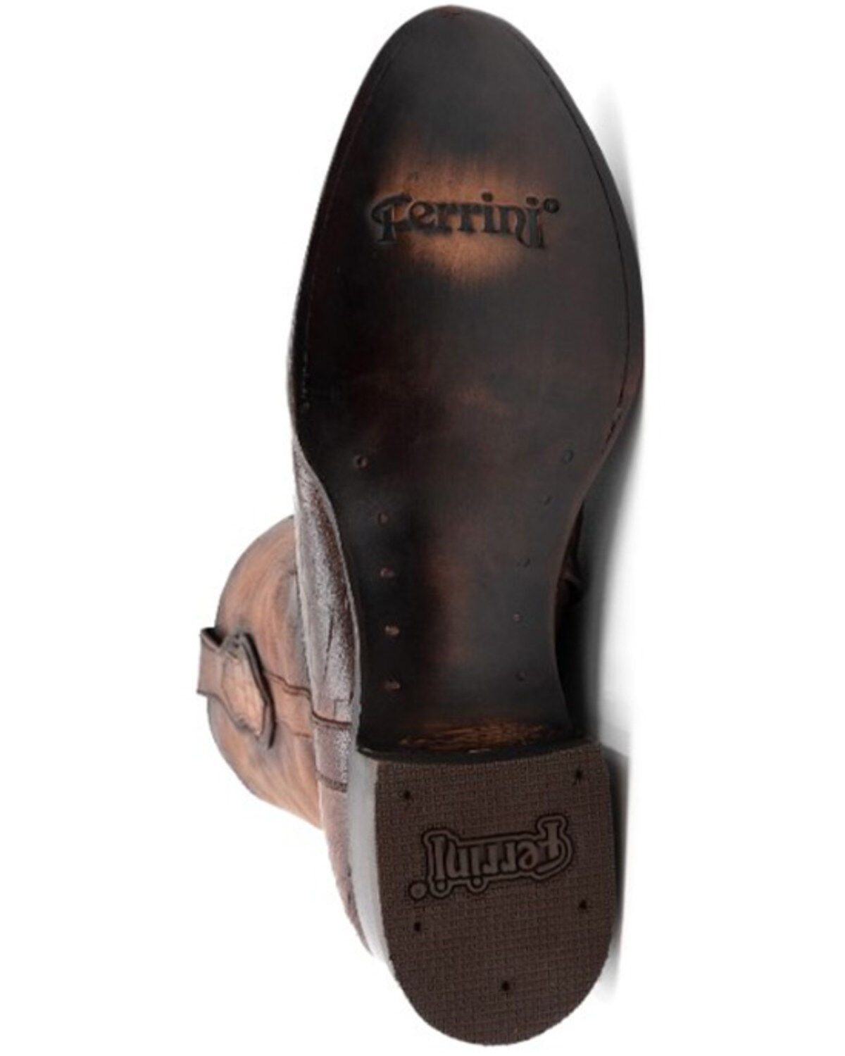 Image #6 - Ferrini Men's Winston Western Boots - Round Toe, Brown, hi-res