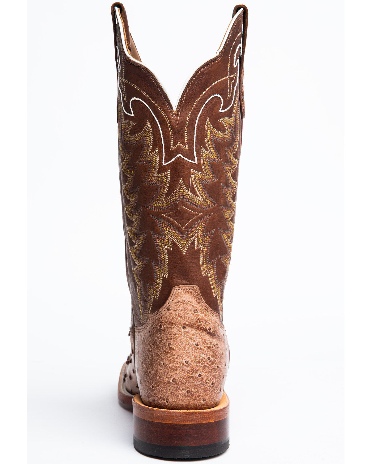 Image #10 - Tony Lama Men's San Saba Full Quill Ostrich Exotic Boots, Chocolate, hi-res