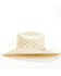 ProHats Men's Dot Pattern Ribbon Western Straw Hat , Natural, hi-res