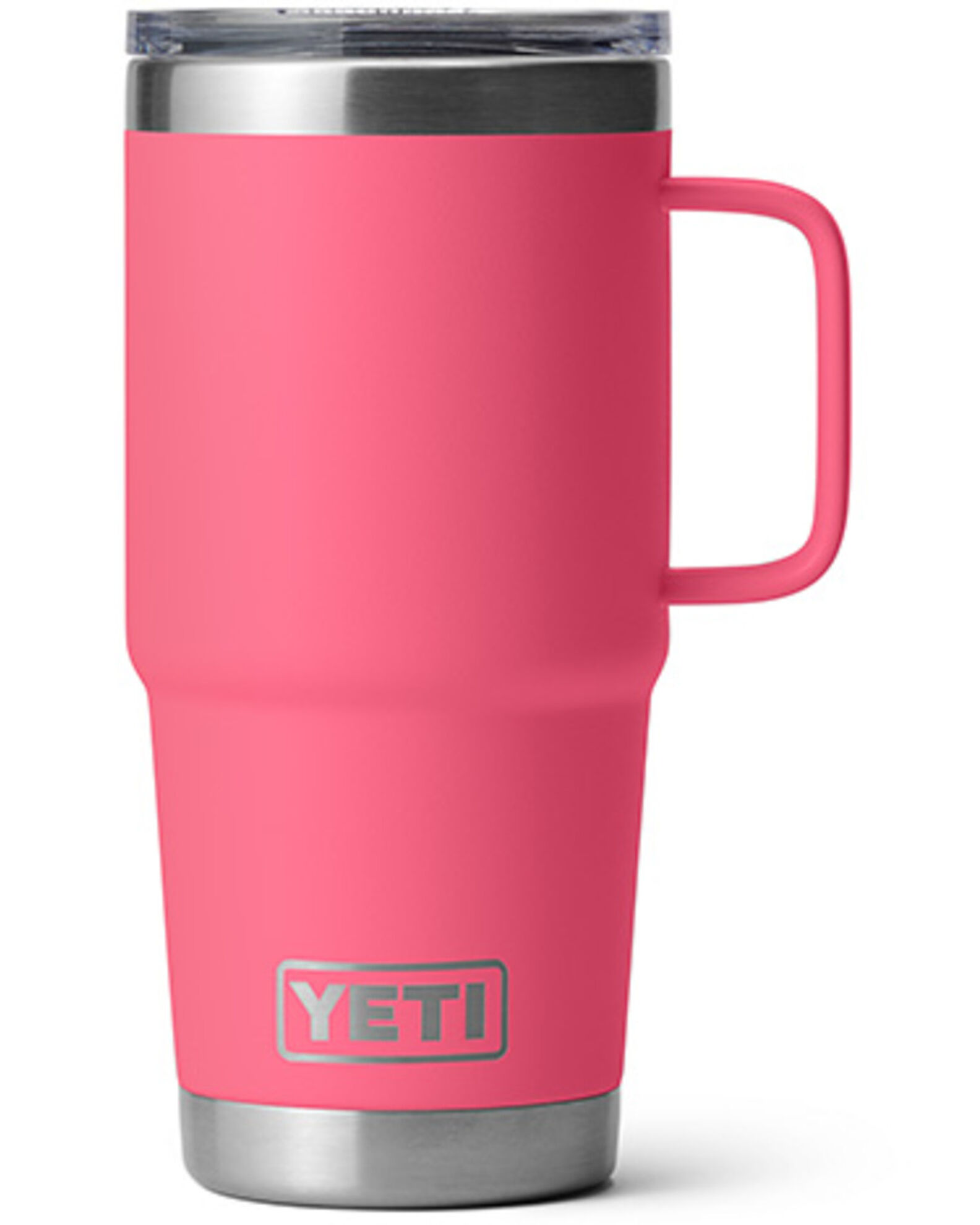 Image #1 - YETI Rambler® 20oz Stronghold™ Travel Mug, Bright Pink, hi-res