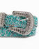 Shyanne Girls' Shimmer Glitz Belt, Turquoise, hi-res