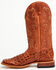 Image #3 - Horse Power Men's Boot Barn Exclusive Nile Crocodile Print Tall Western Boots - Broad Square Toe, Cognac, hi-res