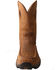 Image #5 - Twisted X Men's 11" Pull On Waterproof Moc Work Boots - Soft Toe, Brown, hi-res