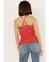 Image #4 - Rock & Roll Denim Women's Southwestern Embroidered Sleeveless Tank, Red, hi-res