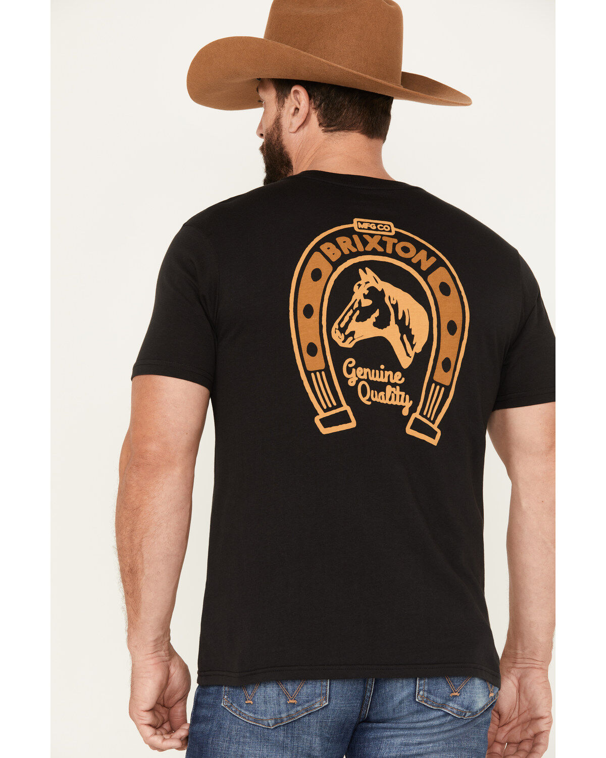 Image #4 - Brixton Men's Horseshoe Graphic Short Sleeve Tailored T-Shirt, , hi-res