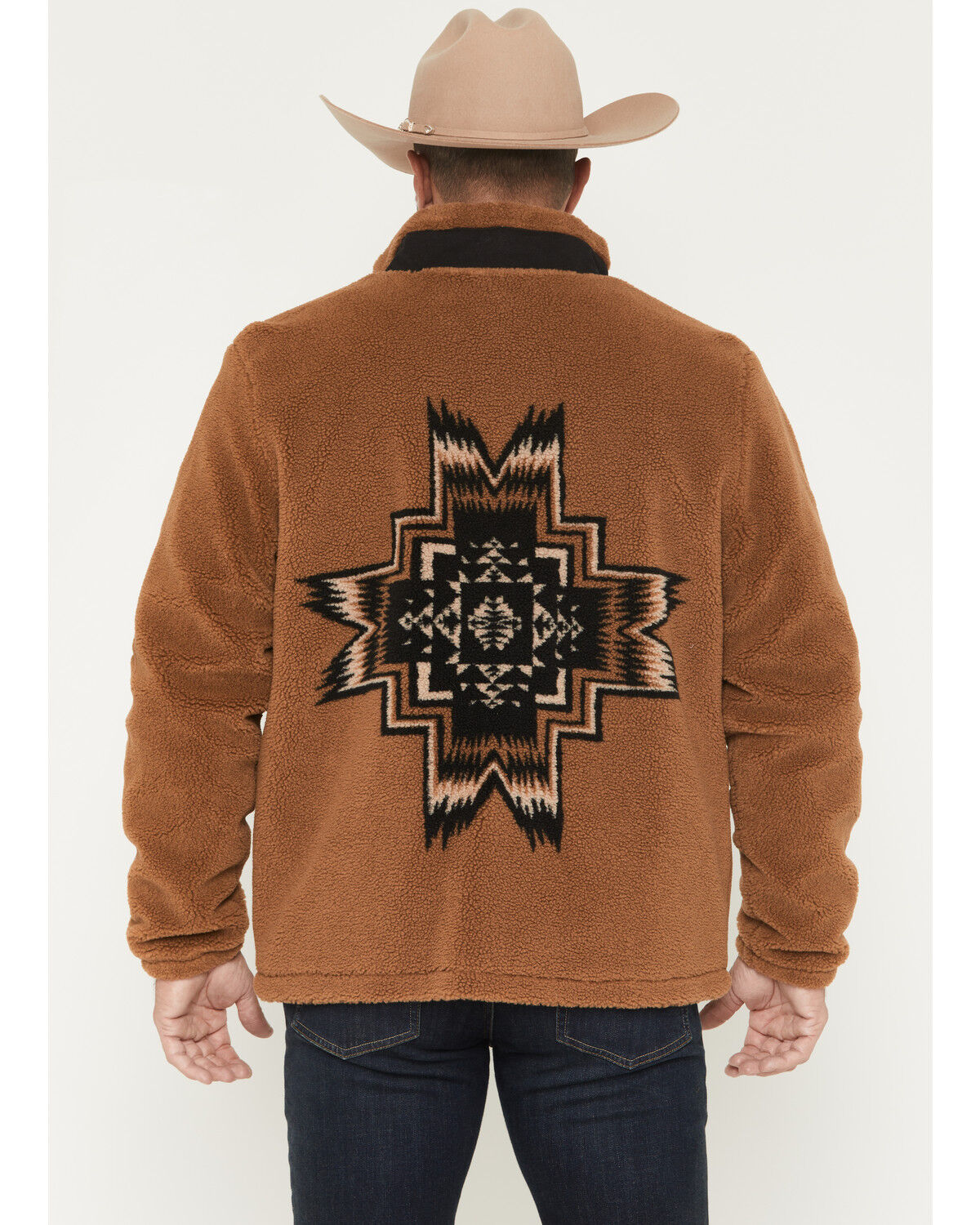 Image #4 - Pendleton Men's Tahuya Autumn StarBerber Jacket, Bronze, hi-res