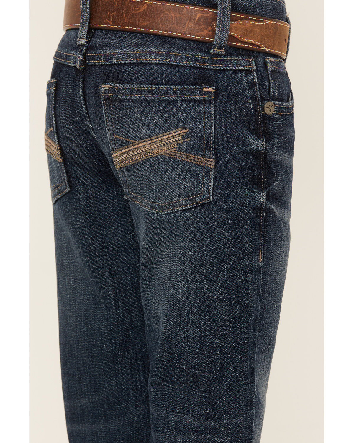 Product Name:  Wrangler 20X Boys' Dark Wash Slim Fit Vintage Bootcut Denim Jeans