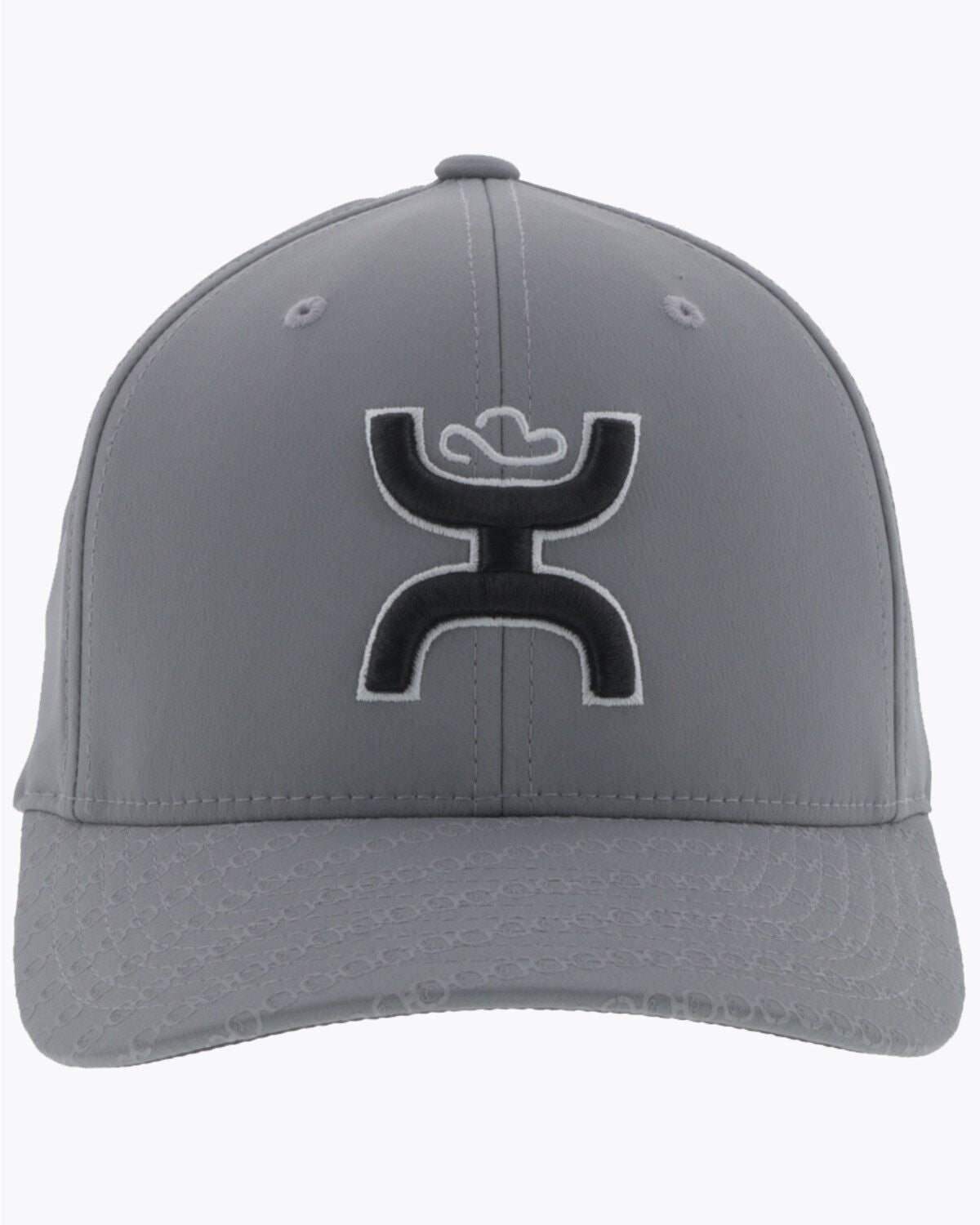 Image #3 - HOOey Men's Gray Solo III Flex Fit Ball Cap , , hi-res