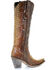 Image #7 - Corral Women's Tan Tall Full Python Zipper Western Boots - Snip Toe, , hi-res
