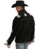 Liberty Wear Eagle Bead Fringed Suede Leather Jacket - Big & Tall, Black, hi-res