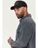 Image #2 - Thorogood Men's Wellington Corduroy Long Sleeve Snap Western Work Shirt, Slate, hi-res