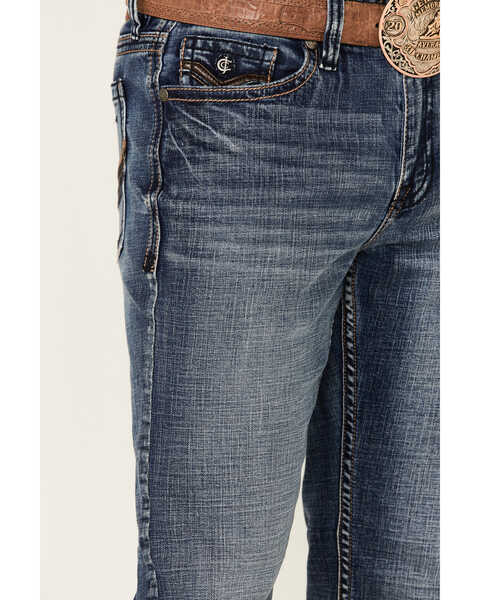 Cody James Core Men's Bannon Dark Wash Stretch Slim Straight Jeans , Blue, hi-res