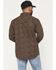 Image #4 - Cody James Men's FR Milkweed Printed Long Sleeve Stretch Work Shirt, Dark Brown, hi-res