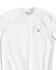 Carhartt Men's Loose Fit Heavyweight Logo Pocket Work T-Shirt - Big & Tall, White, hi-res