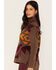 Image #2 - Pendleton Women's Mixed Print Western Sweater, Medium Brown, hi-res