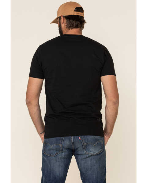 Levi's Men's Seal Batwing Logo Graphic Short Sleeve T-Shirt , Black, hi-res