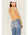Image #3 - Shyanne Women's Ribbed Knit Sweater Tank Top, Beige/khaki, hi-res