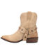 Dingo Women's Silverada Western Booties - Medium Toe, Sand, hi-res