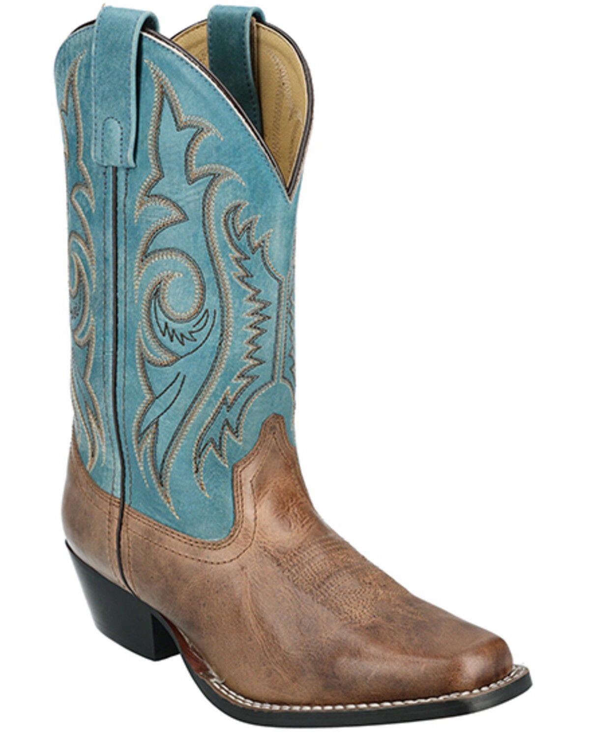 Smoky Mountain Women's Victoria Western Boots - Snip Toe, Brown, hi-res