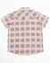 Image #3 - Shyanne Toddler Girls' Plaid Print Short Sleeve Pearl Snap Western Shirt, Brick Red, hi-res