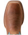 Image #4 - Ariat Men's Hudson Performance Western Boots - Broad Square Toe, Brown, hi-res