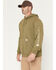 Image #3 - Carhartt Men's Loose Fit Midweight Logo Sleeve Graphic Hooded Sweatshirt, Dark Green, hi-res