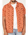 Image #3 - Cinch Men's Camp Trailblazer Allover Beach Print Short Sleeve Button Down Western Shirt, , hi-res