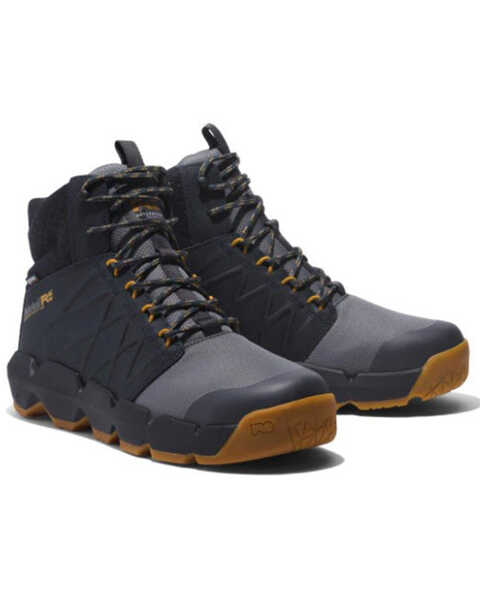 Timberland PRO Men's 6" Morphix Waterproof Work Boots - Composite Toe , Grey, hi-res