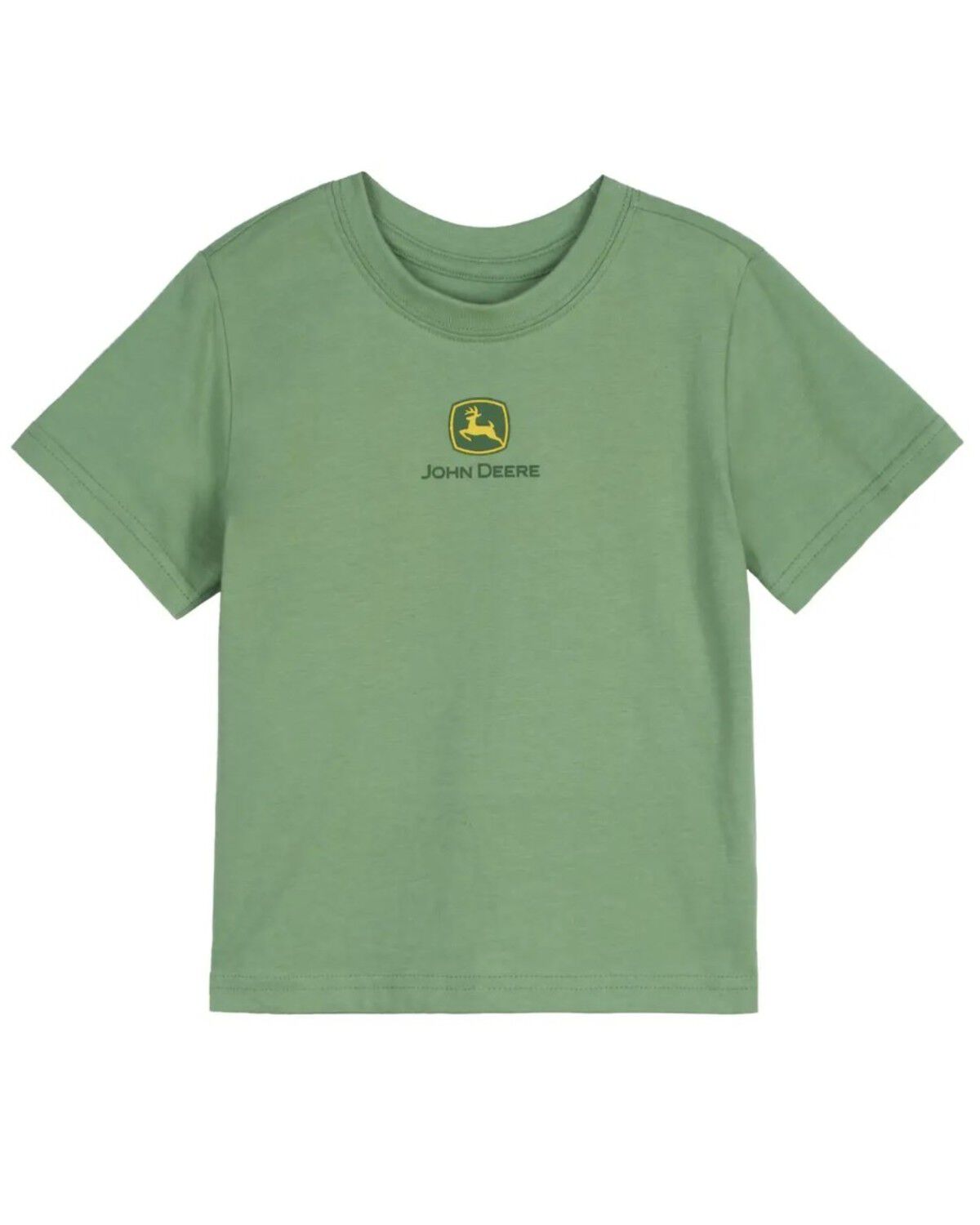 Image #2 - John Deere Toddler Boys' Vintage Tractor Short Sleeve Graphic T-Shirt, Green, hi-res