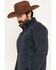 Image #2 - Ariat Men's Caldwell 1/4 Button-Down Pullover, Blue, hi-res