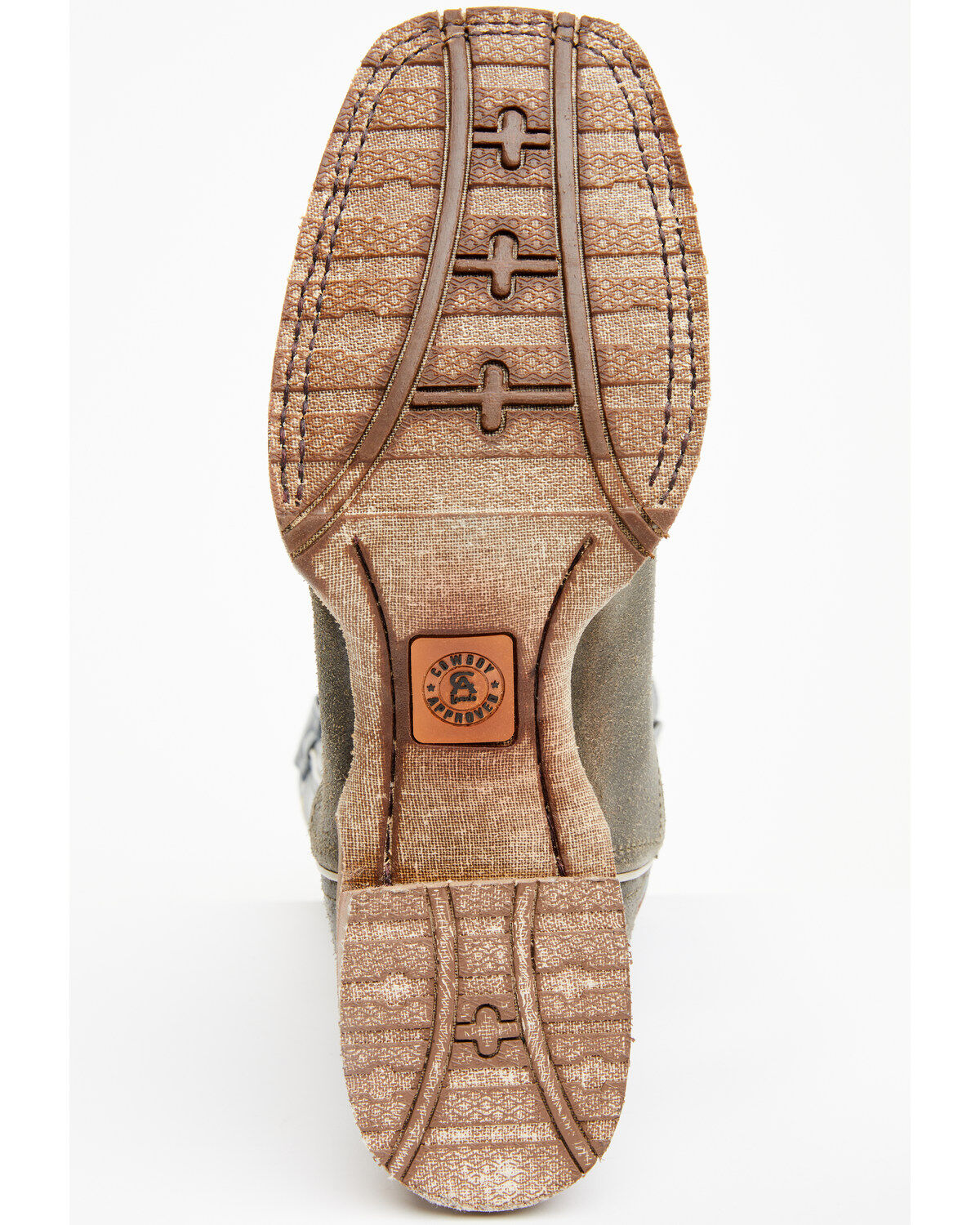 Image #7 - Laredo Men's Peete Western Boots - Broad Square Toe, Grey, hi-res