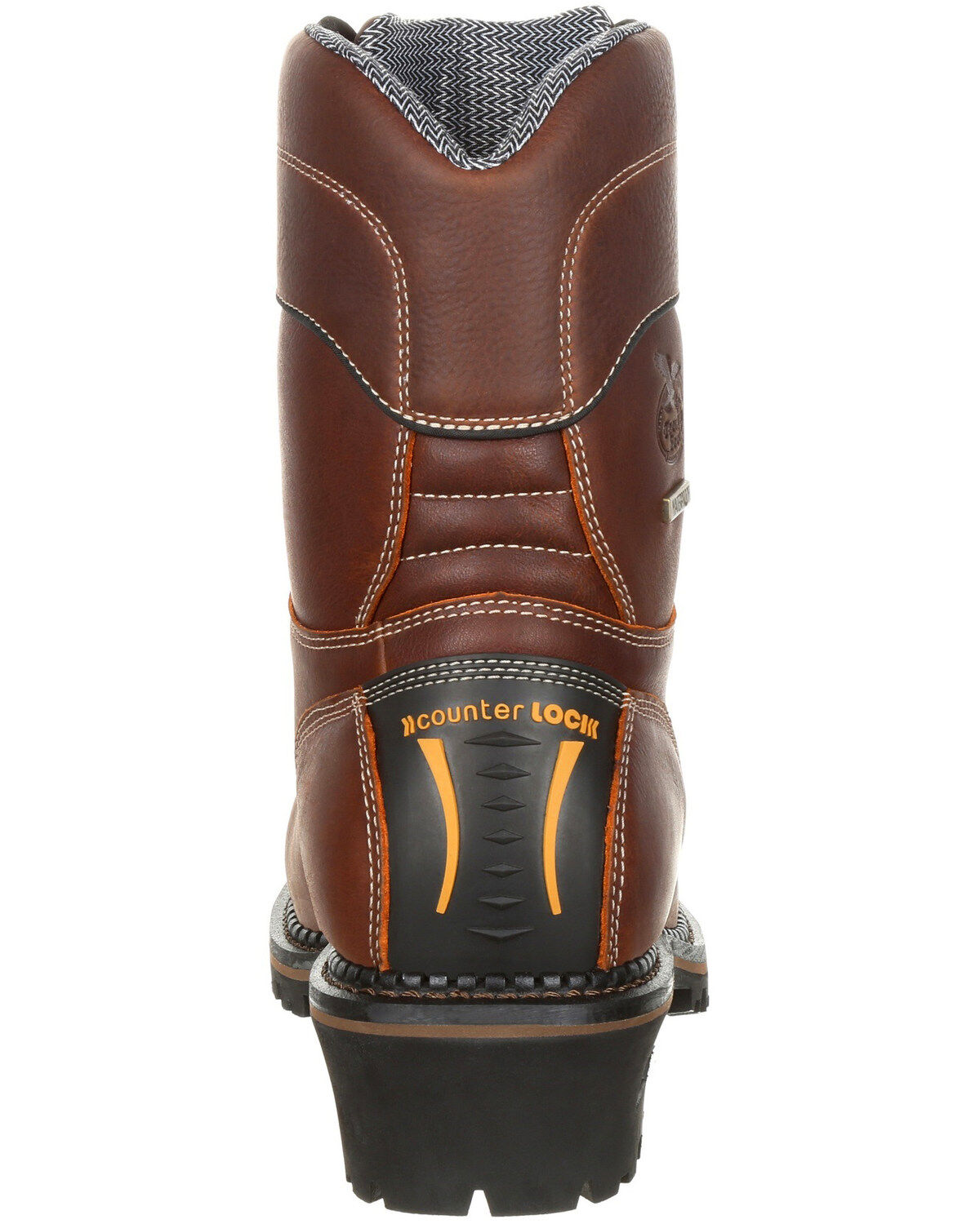 Image #4 - Georgia Boot Men's Amp LT Waterproof Logger Boots - Composite Toe, Brown, hi-res