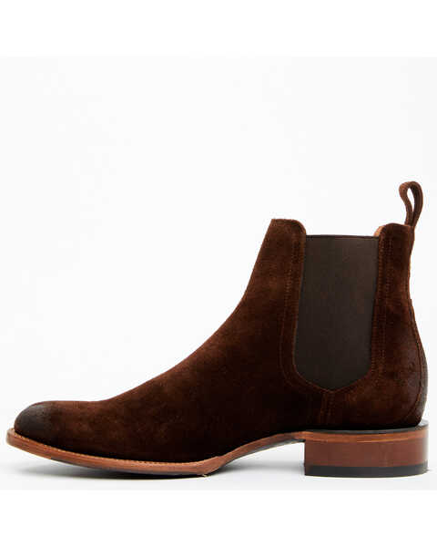 Image #3 - Cody James Black 1978® Men's Franklin Chelsea Ankle Boots - Medium Toe , Chocolate, hi-res