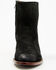 Moonshine Spirit Men's Pancho Roughout Ankle Boots - Round Toe, Black, hi-res