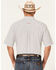 Ariat Men's Fionna Floral Geo Print Short Sleeve Button Down Western Shirt , White, hi-res