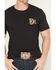 Image #3 - Red Dirt Hat Men's Bass Lighting Short Sleeve Graphic T-Shirt, Charcoal, hi-res