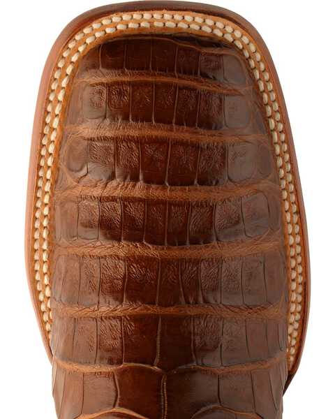 Image #6 - Ferrini Women's Caiman Belly Western Boots - Broad Square Toe, , hi-res