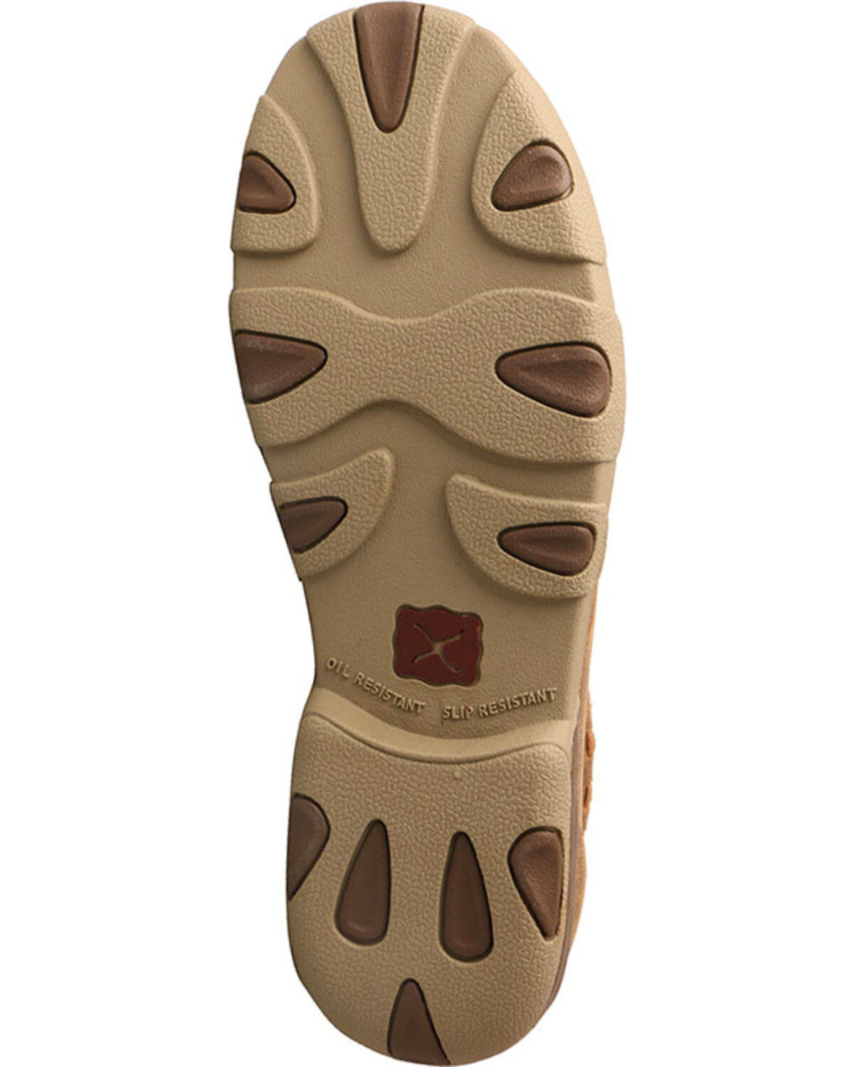Image #5 - Twisted X Men's Driving Moc Lace-Up Casual Shoes, Taupe, hi-res
