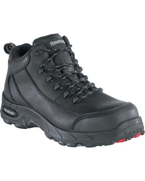 Image #1 - Reebok Men's Tiahawk Sport Hiker Waterproof Work Boots - Composite Toe, Black, hi-res