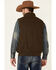 Image #4 - Powder River Outfitters Men's Concealed Carry Olive Brushed Canvas Storm Flap Vest, Olive, hi-res