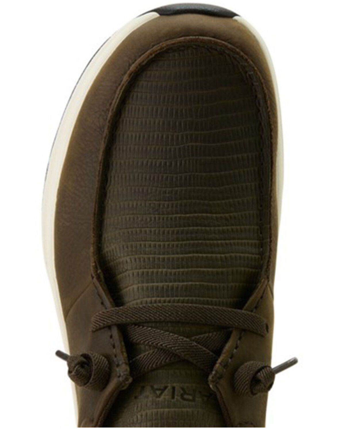Image #4 - Ariat Men's Buckeye Waterproof Casual Shoes - Moc Toe, Dark Brown, hi-res